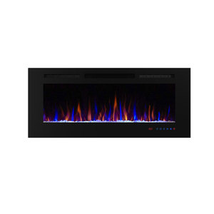 Luxstar 50-inch Lò sưởi điện nóng chất lượng cao trong nhà 1500W lõm thực sự dẫn ngọn lửa tinh thể bản ghi tiếng anh hộ gia đình kim loại - Product Image 2