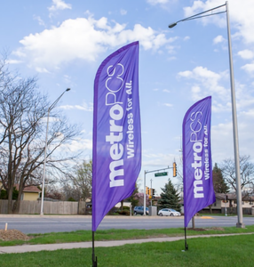 Nhuộm Thăng Hoa In Ấn Tùy Chỉnh Xe Đại Lý Cờ Fli Biểu Ngữ Bãi Biển Cờ Với Khoan Cơ Sở Cho Bên Đường Hiển Thị - Product Image 4