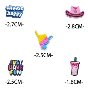 Breloques décoratives détachables Promoproducts, série Océan, personnages de dessins animés, pour chaussures, pantoufles et fleurs - Product Image 5