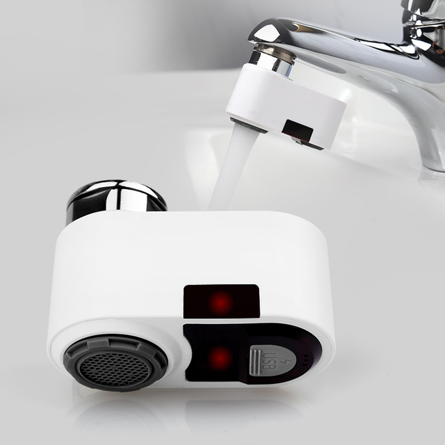 Smart Auto Touchless Hands Free Electric Infrared Sensor Water Tap Bathroom Basin Motion Automatic Sensor Faucet
