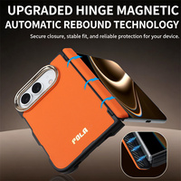 Housse de téléphone magnétique en cuir PU de luxe pour iPhone Duo, étui de téléphone pliable antichoc