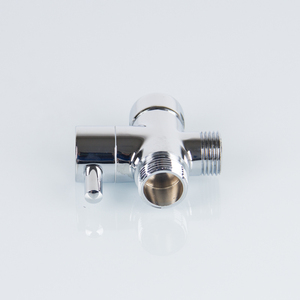 Douche en laiton chromé au design moderne pour hôtel avec inverseur, installation facile - Product Image 4