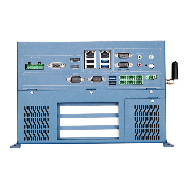 Fanless Mini Desktop PC with Wide Voltage J1900/J6412 9-36V DC in USB3.0 Win7/10 Linux Dual LAN Industrial Computer in Stock