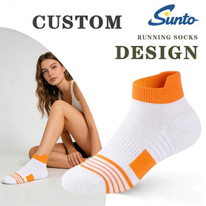 جوارب رياضية محبوكة مخصصة بالجملة من المصنع، جوارب كاحل للربيع للرجال والنساء، جوارب رياضية مخصصة - Product Image 1