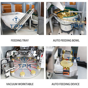 Automatic Multi <strong>Color</strong> Digital Rotating Plastic Cap Hot Foil Printer Stamping Machinery - Product Image 4