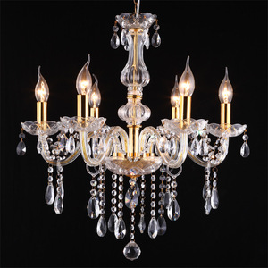 Lustre en cristal moderne de luxe, design européen, luminaire de plafond pour salon, salle à manger, chambre principale, décoration intérieure - Product Image 4