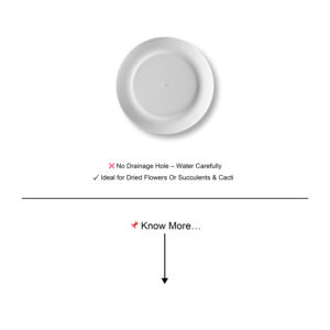 <span class=keywords><strong>Pot</strong></span> à fleurs en plastique blanc à ondulations superposées (S) pour la décoration intérieure - Product Image 6