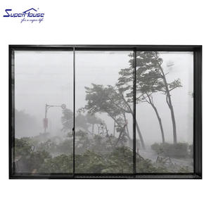 USA Hurricane impatto <span class=keywords><strong>finestra</strong></span> di alta qualità impermeabile in alluminio Villa <span class=keywords><strong>con</strong></span> <span class=keywords><strong>porta</strong></span> scorrevole su misura del <span class=keywords><strong>soggiorno</strong></span> <span class=keywords><strong>con</strong></span> <span class=keywords><strong>porta</strong></span> scorrevole in vetro della terrazza - Product Image 5