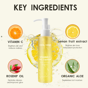 Gel Limpiador Facial con Vitamina C de Marca Blanca, Blanqueador y Antioxidante - Product Image 4