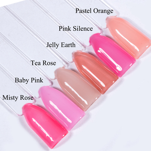 Gel KODIES Summer Ice semi-transparent style français, lampe LED, <span class=keywords><strong>manucure</strong></span> DIY, vente en gros OEM, flacon en verre cristal, gel <span class=keywords><strong>couleur</strong></span> pour ongles - Product Image 2