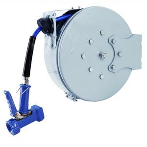 Enrollador de Manguera Retráctil de Acero, Enrollador de Manguera con Válvula de Pulverización, Enrollador de Manguera Automático - Product Image 1