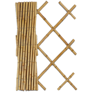 Outil de tournage fonctionnel en treillis de bambou 200x200h - Product Image 1