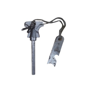 Allume-feu papillon de grande taille en alliage de magnésium, outil de survie pour le camping en plein air, bâton d'allumage portable avec règle et ouvre-bouteille - Product Image 1