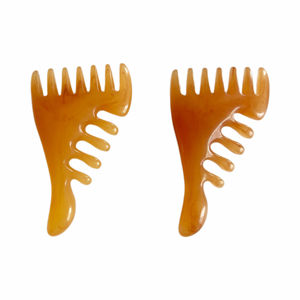 Peine de masaje para el cuero cabelludo de resina multifuncional con precio mayorista atractivo - Product Image 6