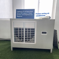 Refroidisseur d'air évaporatif industriel VRF à conduit, sur pied, avec réfrigérant R134a et moteur AC