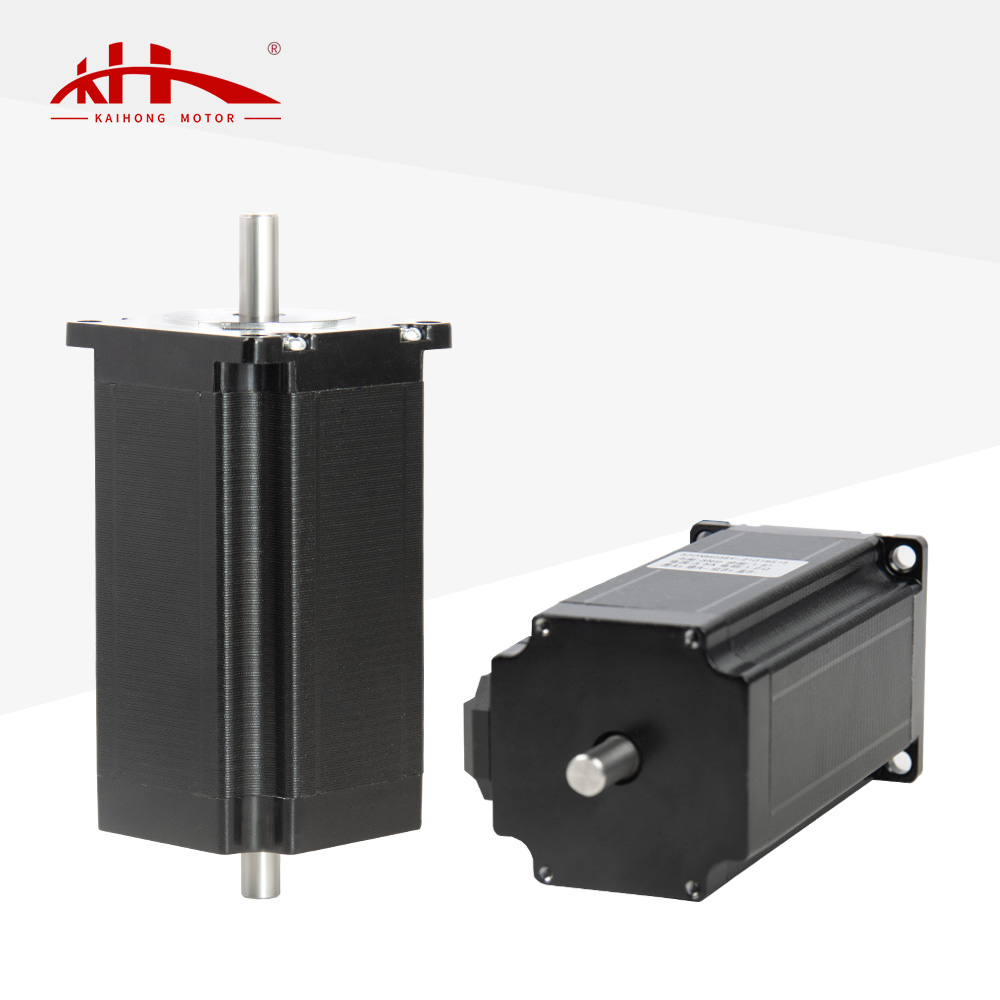 KaiHong High Torque 57x57x100mm Nema 23 57BYGH Series Hybrid Dual Shaft Stepper  Motor with Brake DC 24V CE ROHS Certified| Alibaba.com