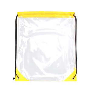 Bán hàng nóng bán buôn trong suốt dây kéo túi không thấm nước rõ ràng sân vận động thể thao PVC dây kéo ba lô với biểu tượng tùy chỉnh - Product Image 6