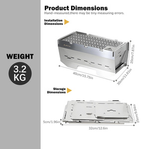 Barbecue fumoir haute performance avec grilles intégrées pour Patio <span class=keywords><strong>Chef</strong></span> Custom - Product Image 3