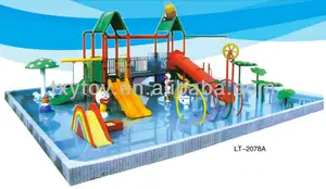 China Playground Equipment Outdoor Water Slides For Kids Manufacturer