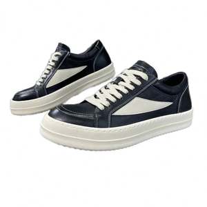 Chaussures décontractées tendance pour hommes 2025 – Baskets en cuir véritable avec doublure en coton – Nouvelle collection à la mode - Product Image 1