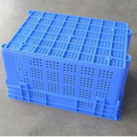 Conteneurs en plastique empilables perforés, durables et écologiques, directement de l'usine, bacs de rangement pour fruits et légumes, multifonctionnels