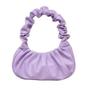 Bolsos de Mano Plegables para Mujer, Bolsos de Nube de PU, Bolso de Hombro Informal para Compras, Bolso Tipo Dumpling, Modelo R2207 - Product Image 4