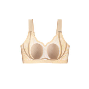 Phụ nữ cộng với kích thước áo ngực liền mạch mềm hỗ trợ thoải mái đồ lót hàng ngày đồ lót mở Sheer phụ nữ vú đầy đủ lên áo ngực - Product Image 6