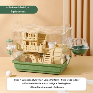 Little Mouse Playground Casa <span class=keywords><strong>de</strong></span> hámster transparente Juguete <span class=keywords><strong>de</strong></span> hámster <span class=keywords><strong>de</strong></span> madera - Product Image 5