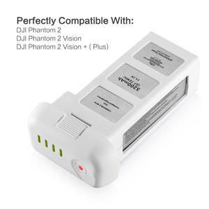 <span class=keywords><strong>5200mAh</strong></span> 11.1V אינטליגנטי טיסה Lipo ReplacemenBattery תואם עבור DJI 2 פנטום פנטום 2 חזון פנטום 2 חזון בתוספת - Product Image 2