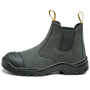 Nouvelles bottes de sécurité pour hommes, fourniture directe d'usine, protection du travail, embout en acier anti-écrasement, résistantes aux perforations, tige en <span class=keywords><strong>nubuck</strong></span> - Product Image 4