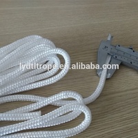 Corde en polyester tressée professionnelle de l'usine chinoise 3mm-30MM 16 brins avec corde nautique