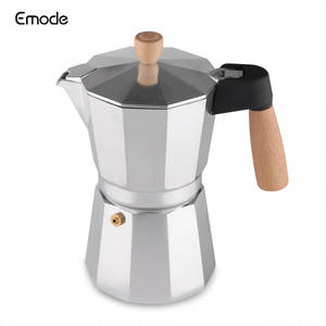 Nouvelle conception de cafetière à expresso de camping en aluminium, cafetière cubaine manuelle pour cappuccino <span class=keywords><strong>ou</strong></span> latte - Product Image 2