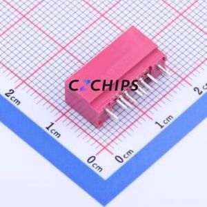 ABA-SAT-010-K15 Hard Drive Connector (SAS/<b>SATA</b>/<b>M.2</b>) Through hole Component (THT) Connector <b>SATA</b> Female 7P Through Hole - Product Image 2