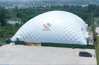 Tente de dôme d'air professionnelle pour tennis et football Dômes publicitaires gonflables portables et durables pour tribunaux et arènes