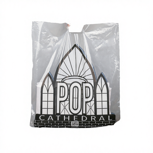Bolsa de Compras Transparente de PE Personalizada con Logotipo, Impresión de Logotipo Personalizado, Embalaje para Ropa de Boutique, Asa Flexiloop Troquelada - Product Image 4