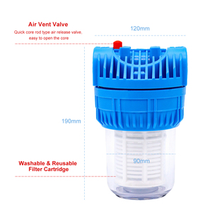 5 inch transparante handmatige schaalverwijderaar waterfilter met wasbare filterinzet voor tuinpompen en huishoudelijke waterdispensers - Product Image 5