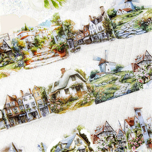 30 cái/gói Pet loạt phong cảnh cuốn sổ tay trang trí vật liệu dán ngôn ngữ loạt kỳ nghỉ trang trí gói Sticker - Product Image 3