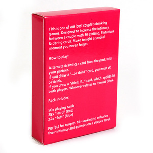 Vui mừng và kiệt sức người lớn 50x chơi thẻ uống Trò chơi thẻ được thiết kế cho các cặp vợ chồng vì nó giúp cho hẹn hò - Product Image 2