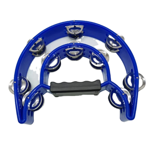 <span class=keywords><strong>Tambourin</strong></span> à double rangée avec grelots métalliques, tambour de percussion à main en <span class=keywords><strong>demi</strong></span>-<span class=keywords><strong>lune</strong></span> pour enfants et adultes, idéal pour KTV, fêtes, églises et éducation musicale - Product Image 2
