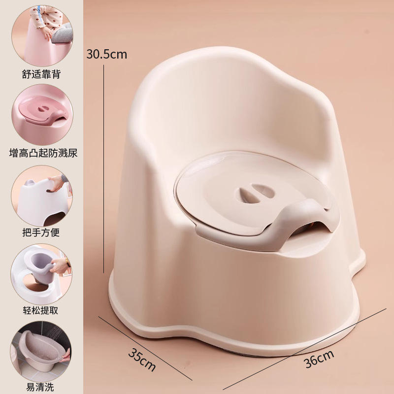 สีกากี [พนักพิงหนา ทำความสะอาดง่าย]