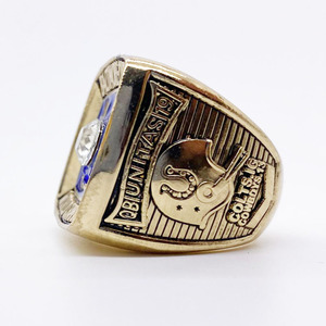 Anillo de los Campeones del Mundo de los Baltimore Colts, Joyería de Aleación con Grabado de Diamantes - Product Image 3
