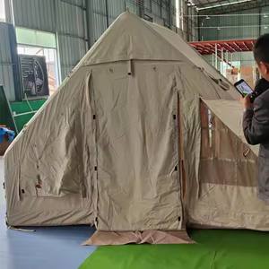 옥스포드 코튼 패브릭으로 만든 <span class=keywords><strong>2</strong></span> 인용 새로운 야외 캠핑 에어 텐트 6m 풍선 돔 텐트 - Product Image 3