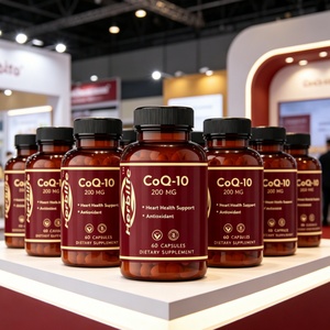 Cápsulas de Coenzima Q10 CoQ10 de 200 mg, Suplemento Dietético OEM ODM de Fábrica, Fórmula Herbal para Adultos, Nutrición de Alta Absorción para el Corazón - Product Image 5