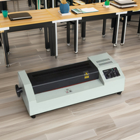 Machine à plastifier thermique A3/A4 chaude et froide avec bouton pour photos et documents Tailles Machine à plastifier compatible A5 et A6