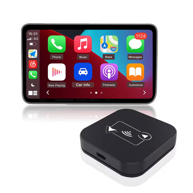 K1F Carplay Dongle Wireless Adapter for Carplay Android Auto Carplay Converts Wired to Wireless Car Gadgets Electronic