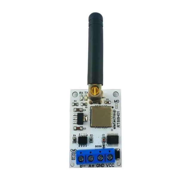 BSSY)RT88H01 DC5V-12V VHF/UHF Radio Modem RS485 Lora GFSK Wireless Transceiver 22DBM 433M 868M Transmitter And Receiver Module