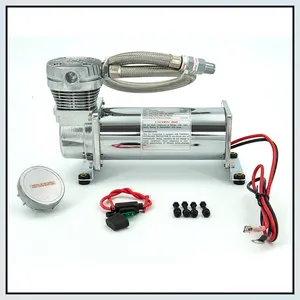 DC 12V 480c MAXPOWER 200 PSI OUTLET 3/8 atau 1/4 Kompresor Suspensi Udara Mobil/Pompa