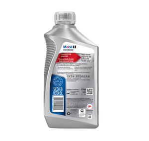 Huile moteur entièrement synthétique Mobil 1 High Mileage 5W-30 1 litre pour lubrifiant automobile Composition de l'huile de base - Product Image 2