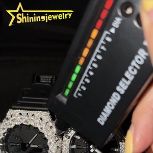 Viền đồng hồ GA2100 mạ bạc 925 đính đá Moissanite, vượt qua bài kiểm tra kim cương, phong cách Hip Hop, phụ kiện đồng hồ Buss Down - Product Image 6