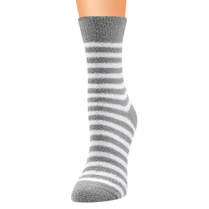 New Fashion <strong>Fuzzy</strong> Striped <strong>Warm</strong> Winter Tube Women's Fluffy Thick <strong>Socks</strong> Cozy Home Ankle <strong>Socks</strong> for Women - Product Image 4